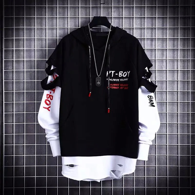 Korean Fashion Stylish Hip Hop Hoodie