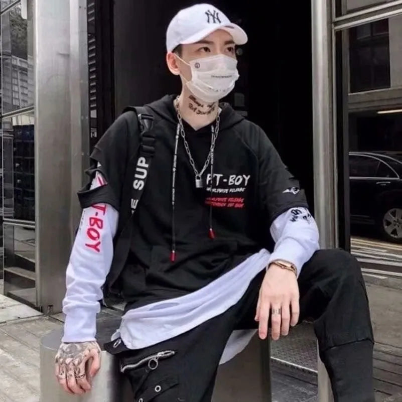 Korean Fashion Stylish Hip Hop Hoodie