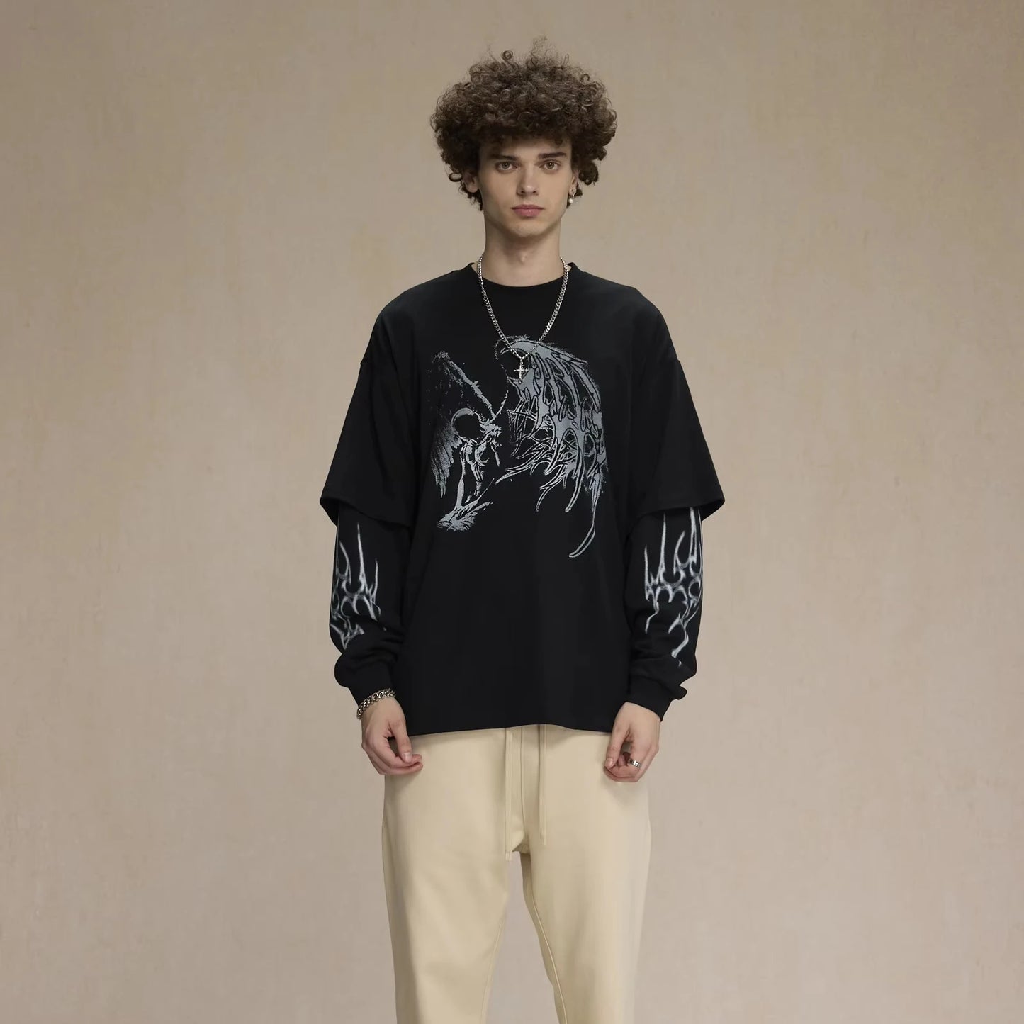 Crewneck Heavyweight Gothic Sweater