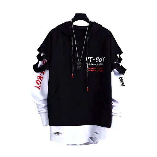 Korean Fashion Stylish Hip Hop Hoodie