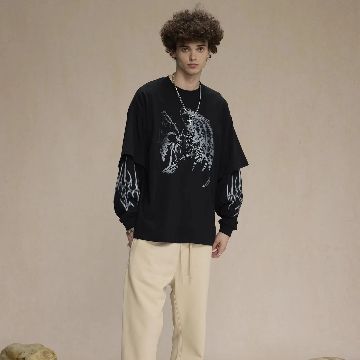 Crewneck Heavyweight Gothic Sweater