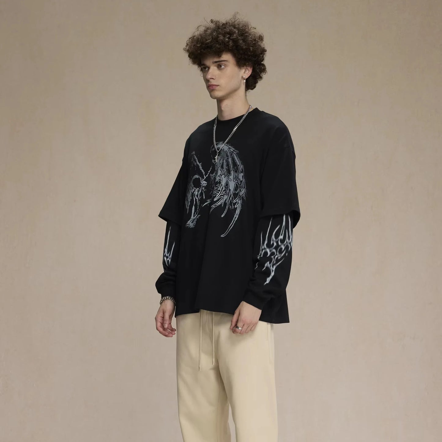 Crewneck Heavyweight Gothic Sweater