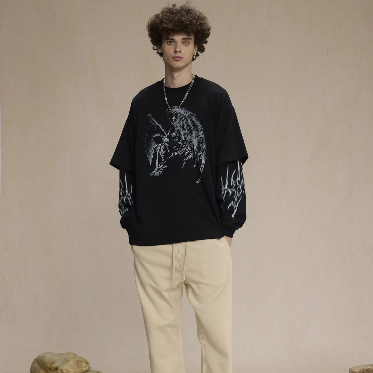 Crewneck Heavyweight Gothic Sweater