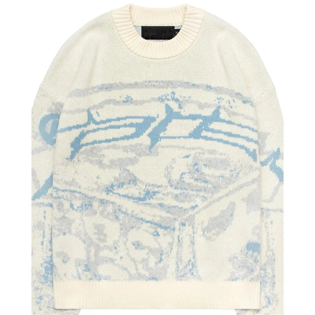 Many Faces Academia Sweater