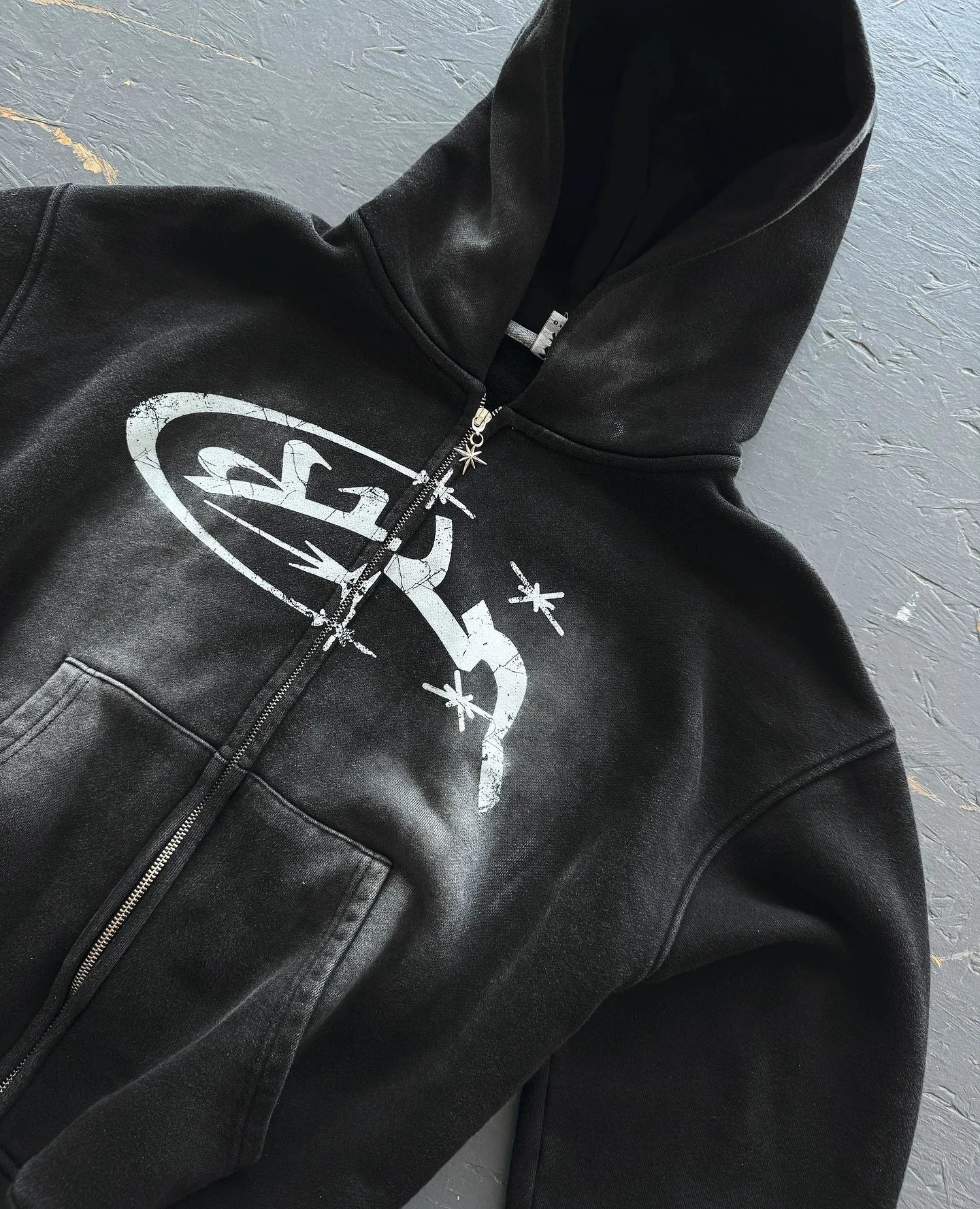 Y2K Vintage Fashion Zip Up Hoodie