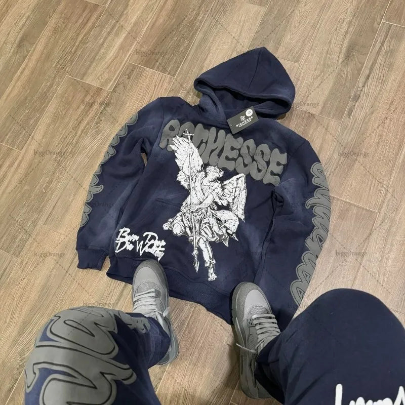 Retro Rock Punk American Hoodie