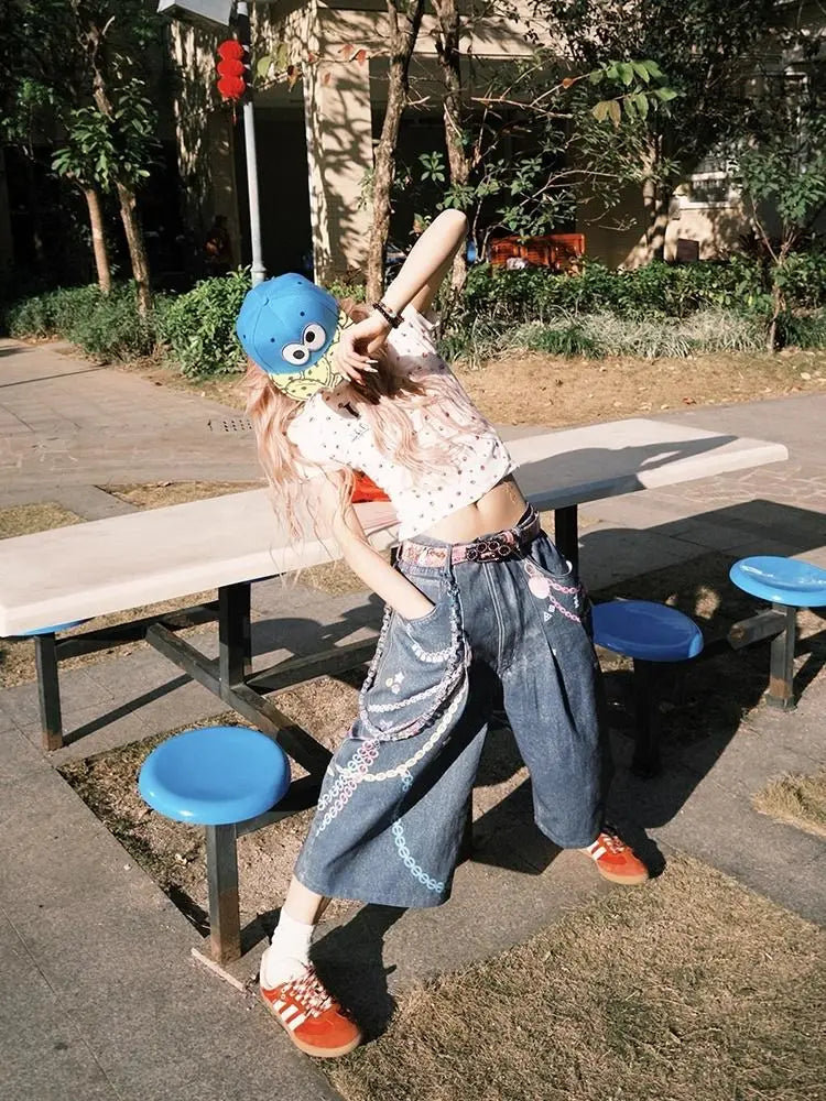 HOUZHOU Aesthetic Denim Jorts