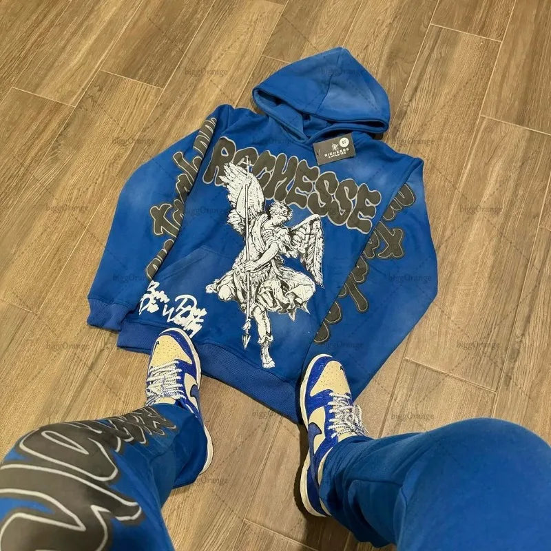 Retro Rock Punk American Hoodie