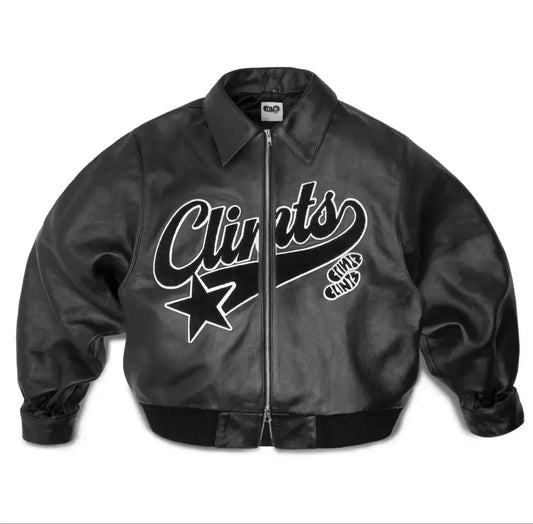 Zip Up CLINTS Bomber Jacket
