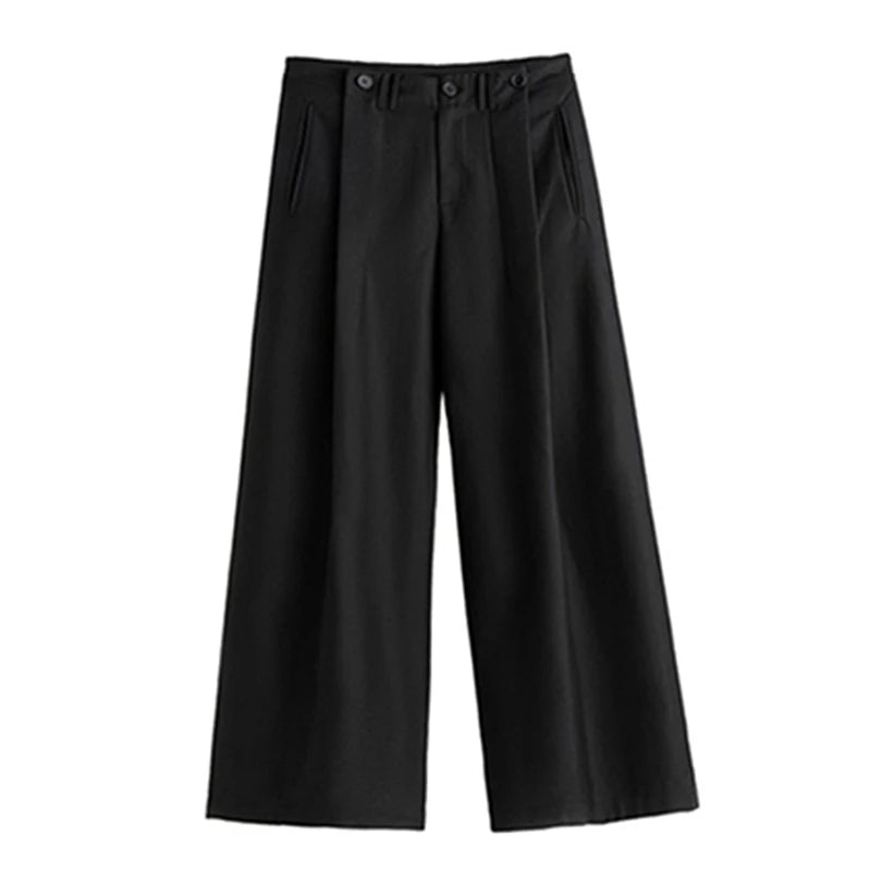 Luxury Pleated Designer Jeans