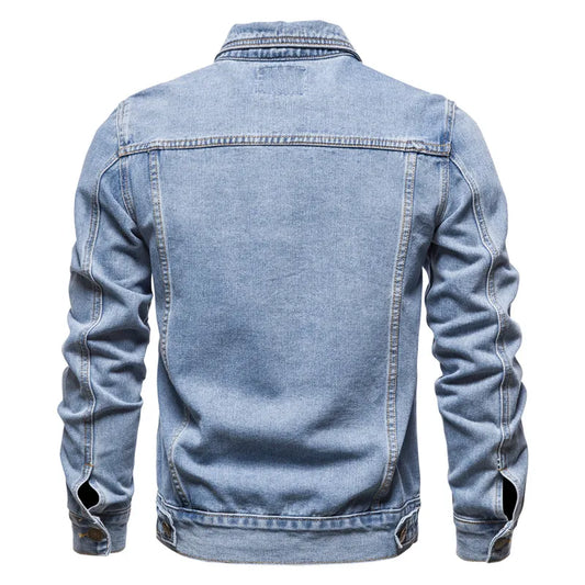 Hommes Motorcycle Denim Jacket