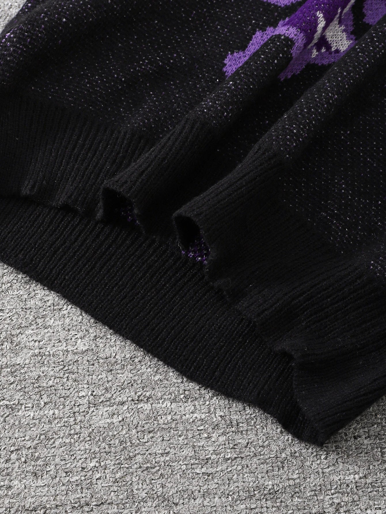 Skeleton Split Sweater