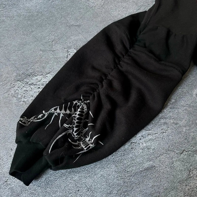 Y2K Harajuku Gothic Hoodie