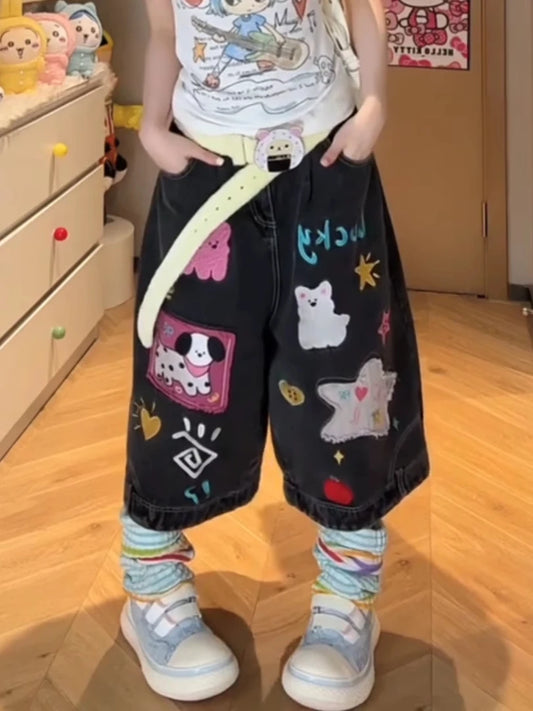 Shoujo Kpop Tide Jorts