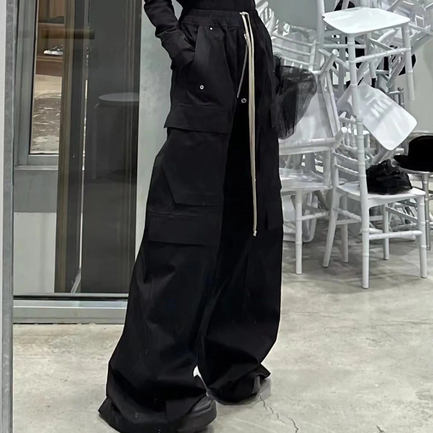 Loose Gothic Cargo Pants