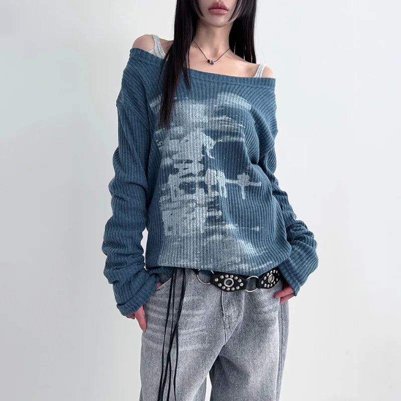 Pennellate d’Inchiostro Sweater