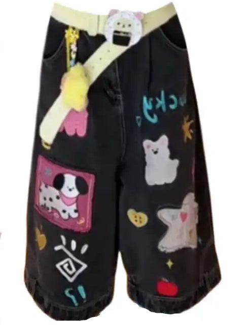 Shoujo Kpop Tide Jorts