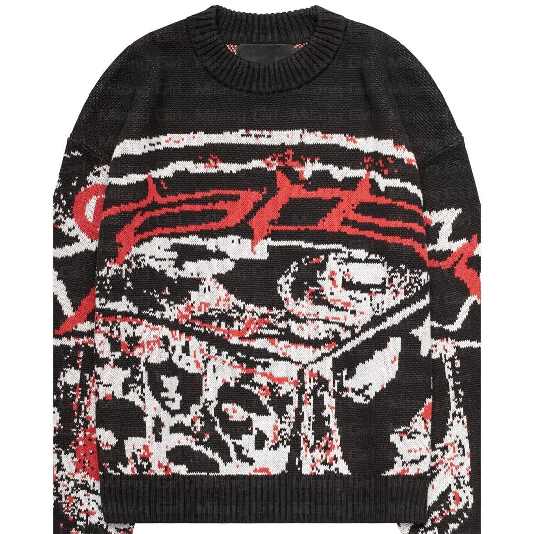 Many Faces Academia Sweater