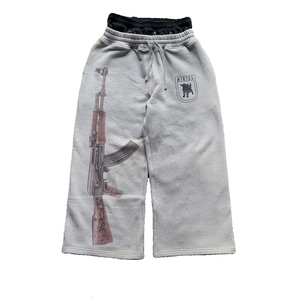 Y2K High-Waisted AK-$7 Pants