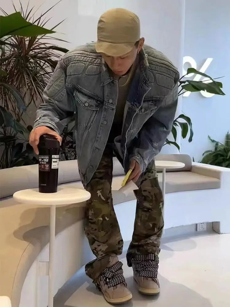 Patchwork Winter Denim Jacket