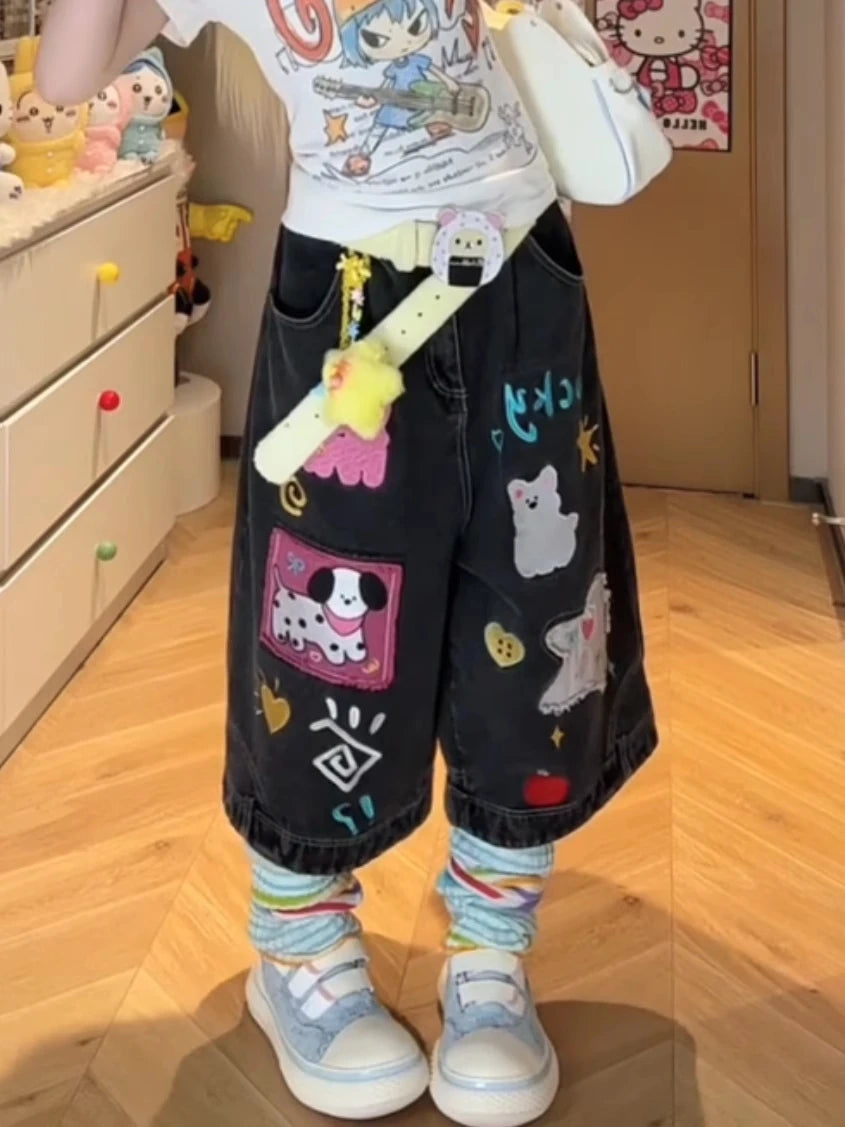 Shoujo Kpop Tide Jorts