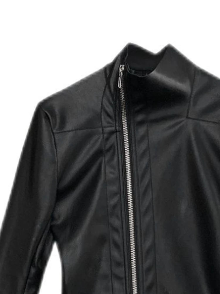 Cropped Elastic Mujer Chaqueta Jacket