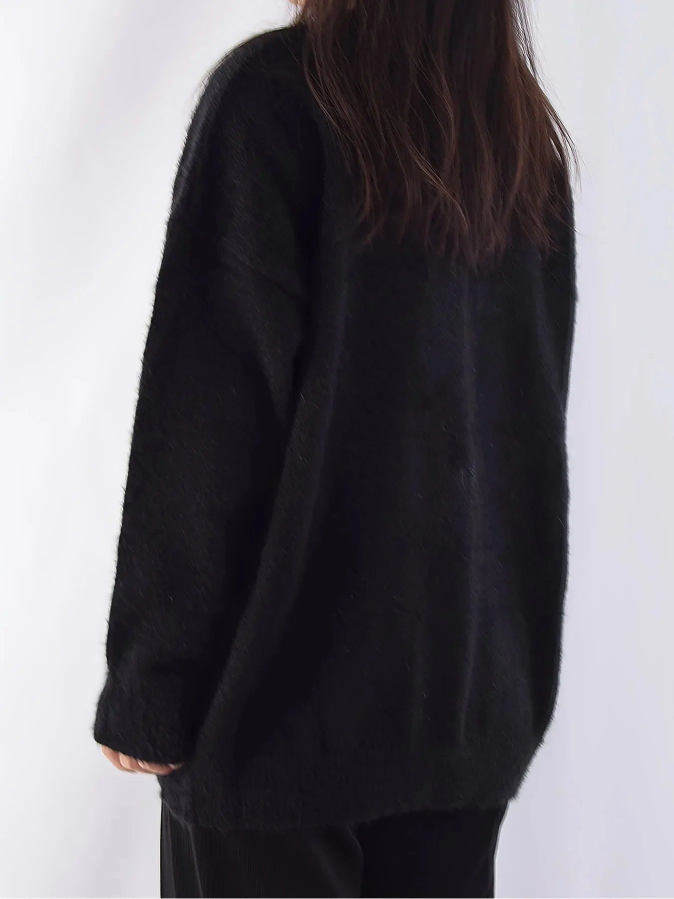 Balack Gothic Kitty Kat Sweater