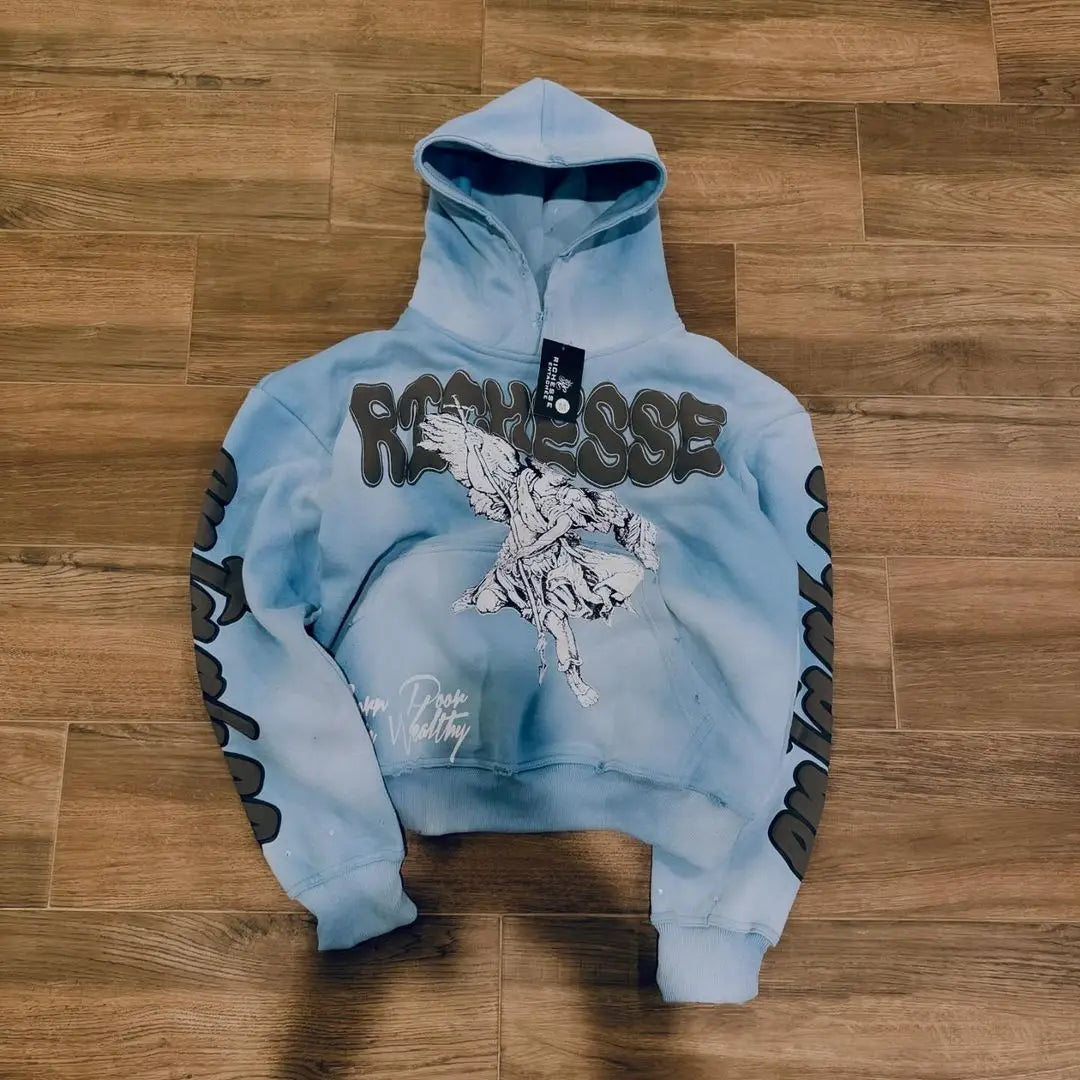 Retro Rock Punk American Hoodie