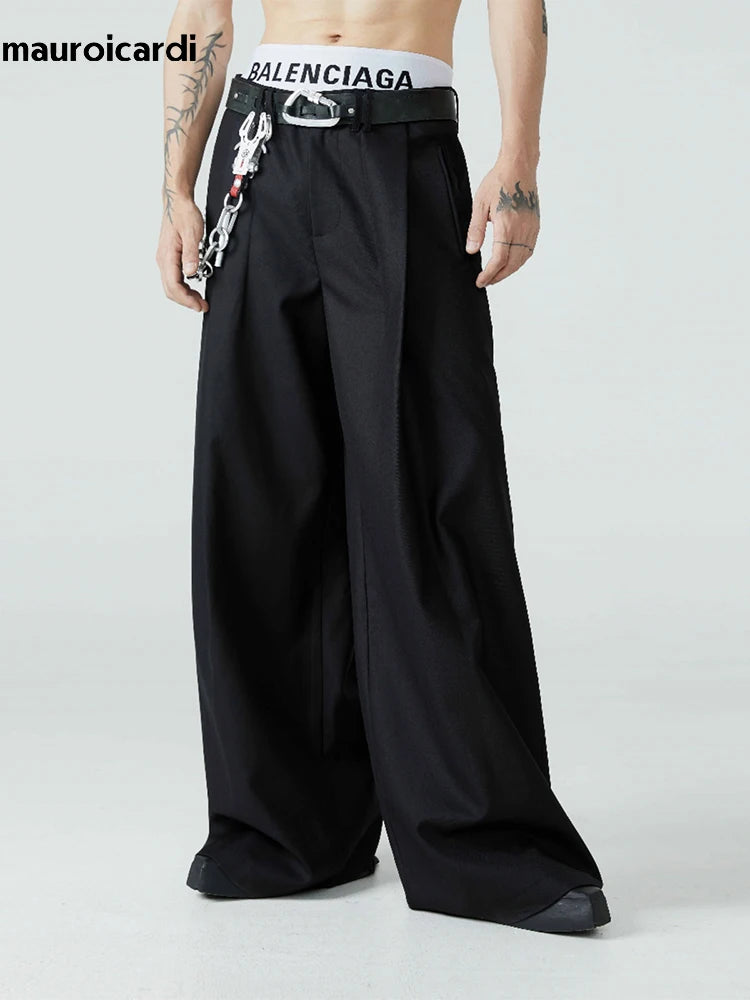 Luxury Pleated Designer Jeans