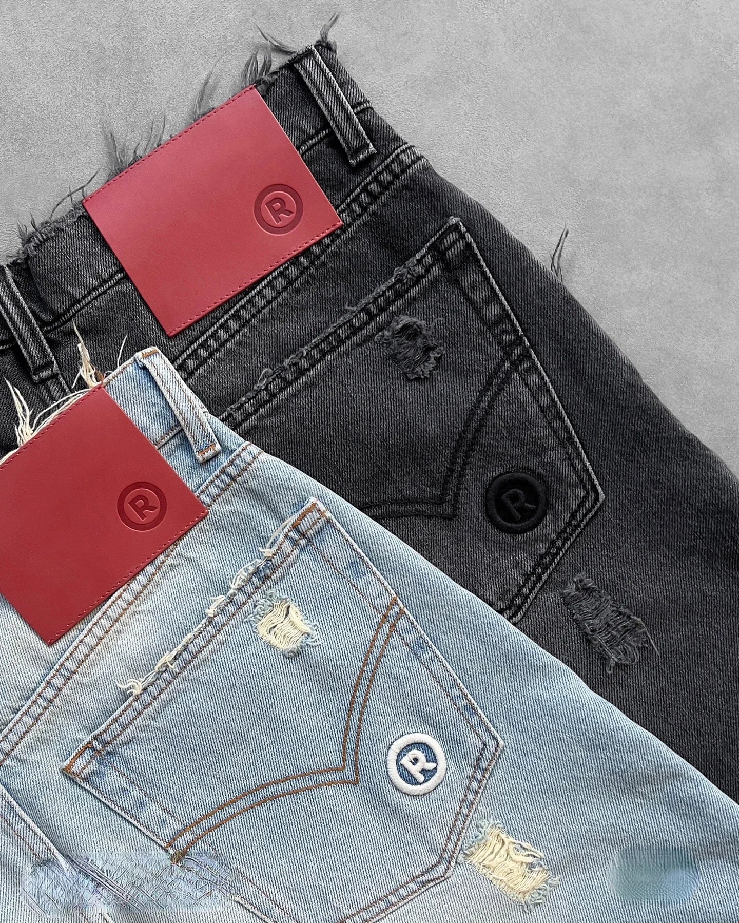 Ripped Y2K Punk Denim Jorts