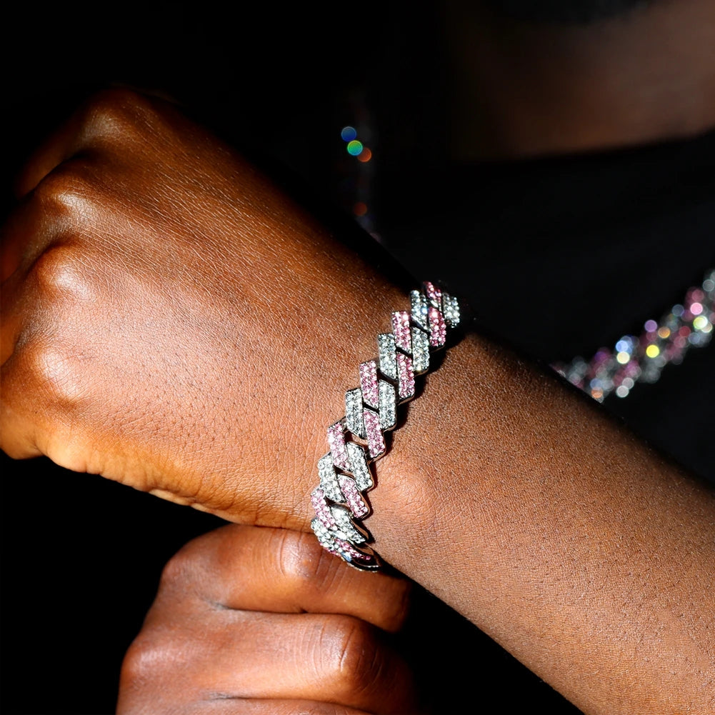Iced Out Cuban Chain Bracelets