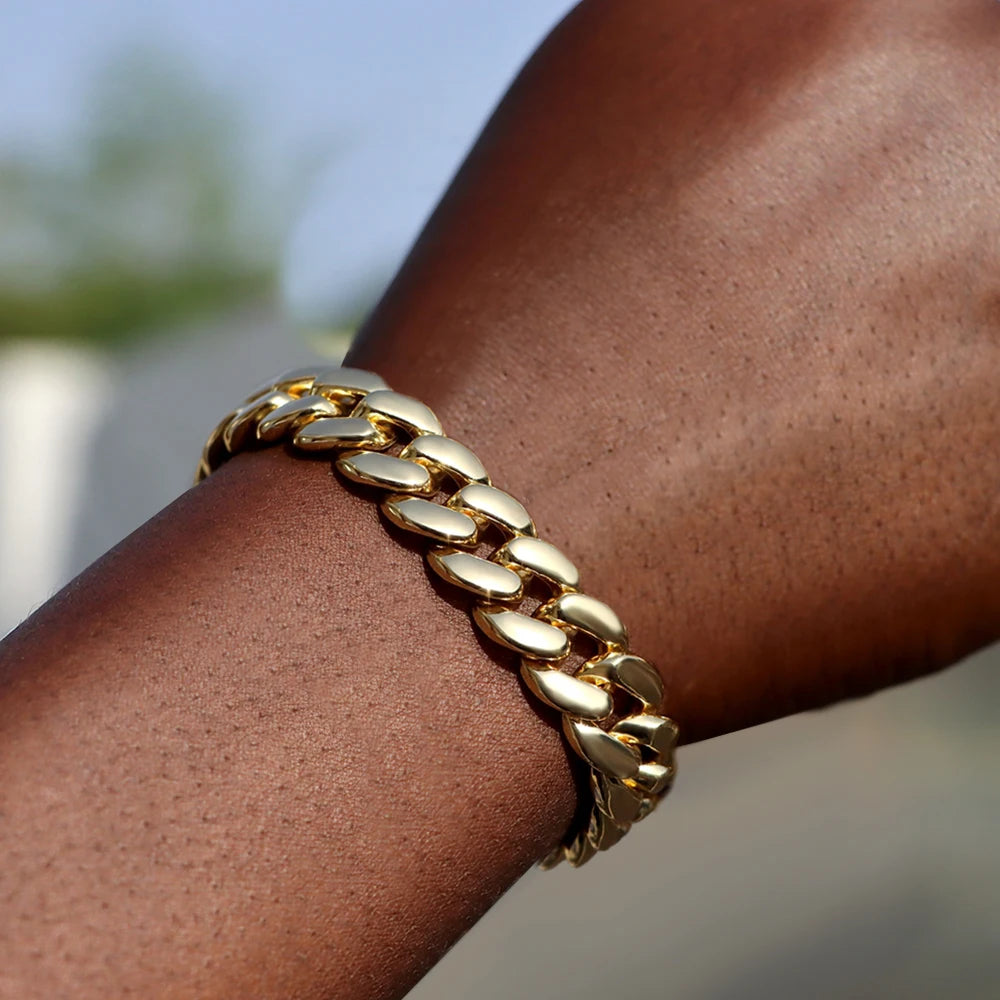 Iced Out Cuban Chain Bracelets