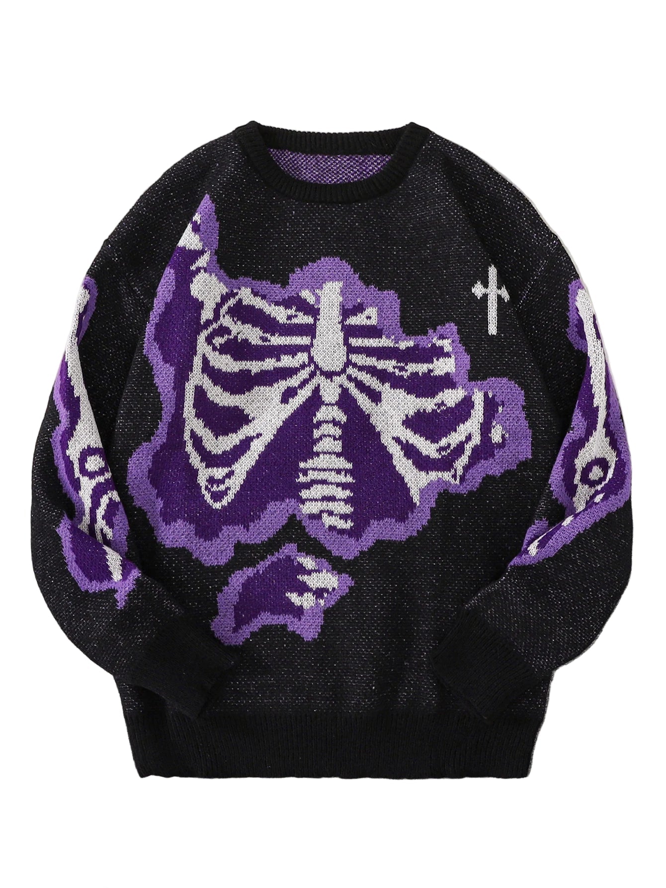 Skeleton Split Sweater