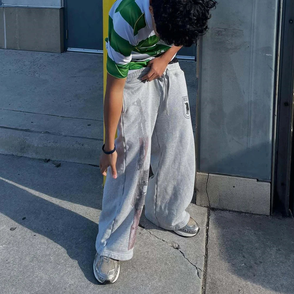 Y2K High-Waisted AK-$7 Pants