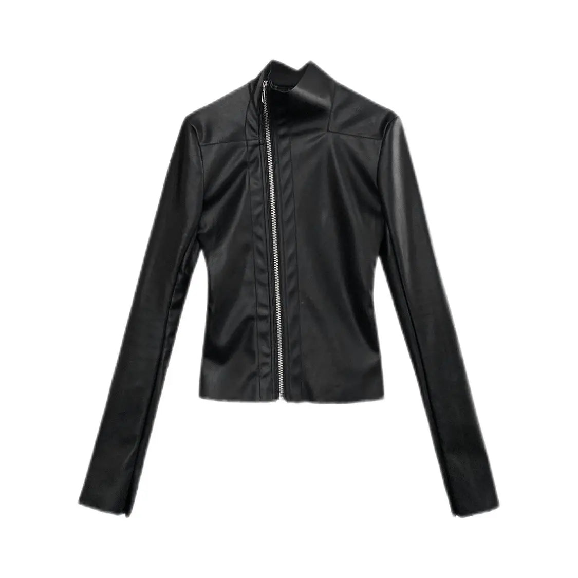 Cropped Elastic Mujer Chaqueta Jacket