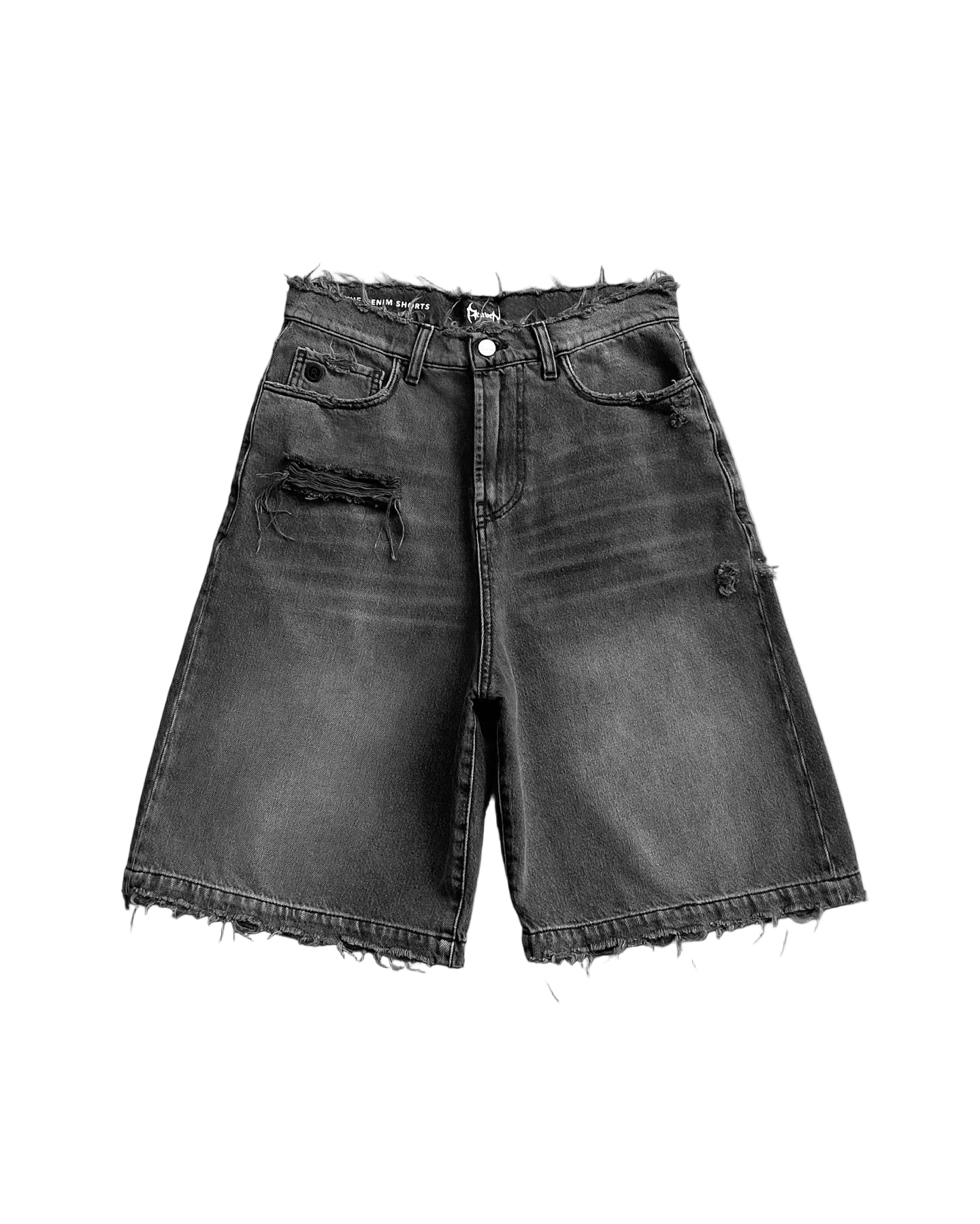 Ripped Y2K Punk Denim Jorts