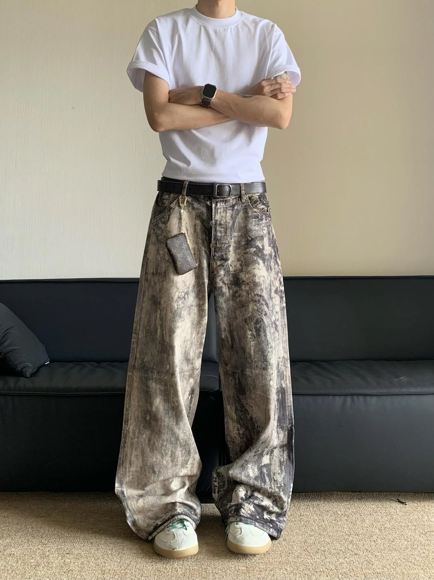 Punk Baggy Denim Trouser