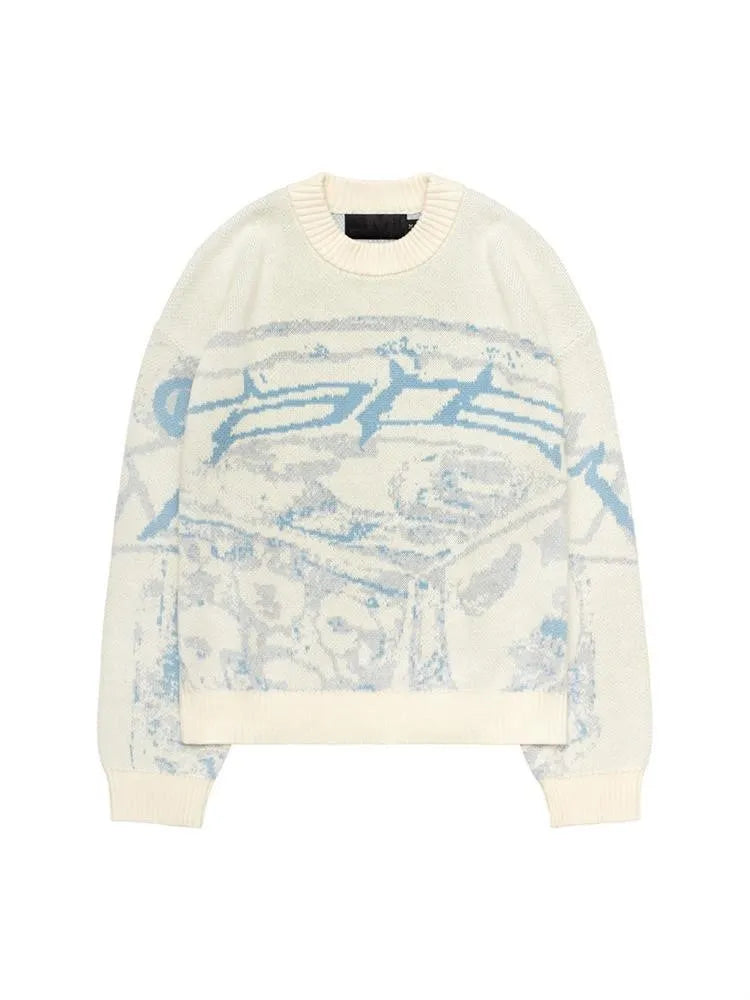 Many Faces Academia Sweater