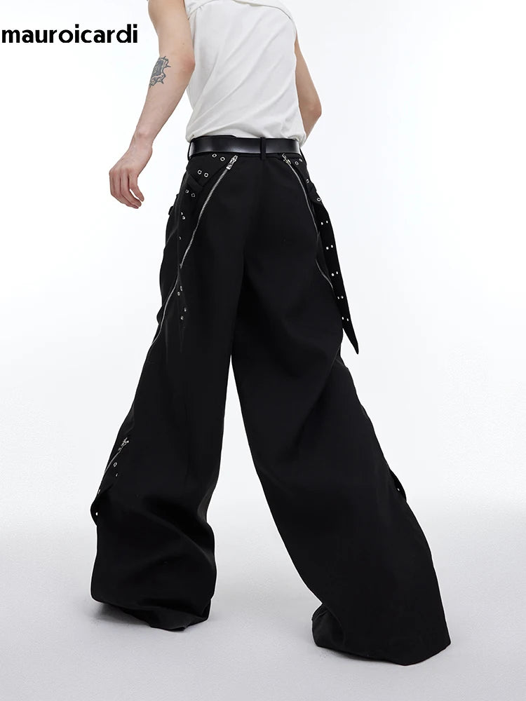 Mitternachts-Gurtwerk Designer Trousers
