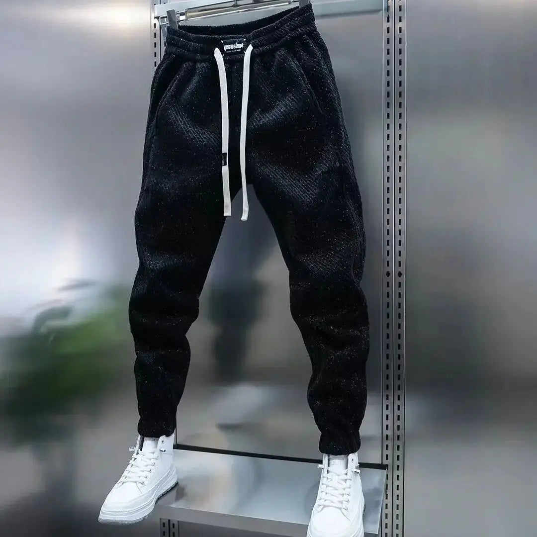 Loose Zebra Striped Sweatpants