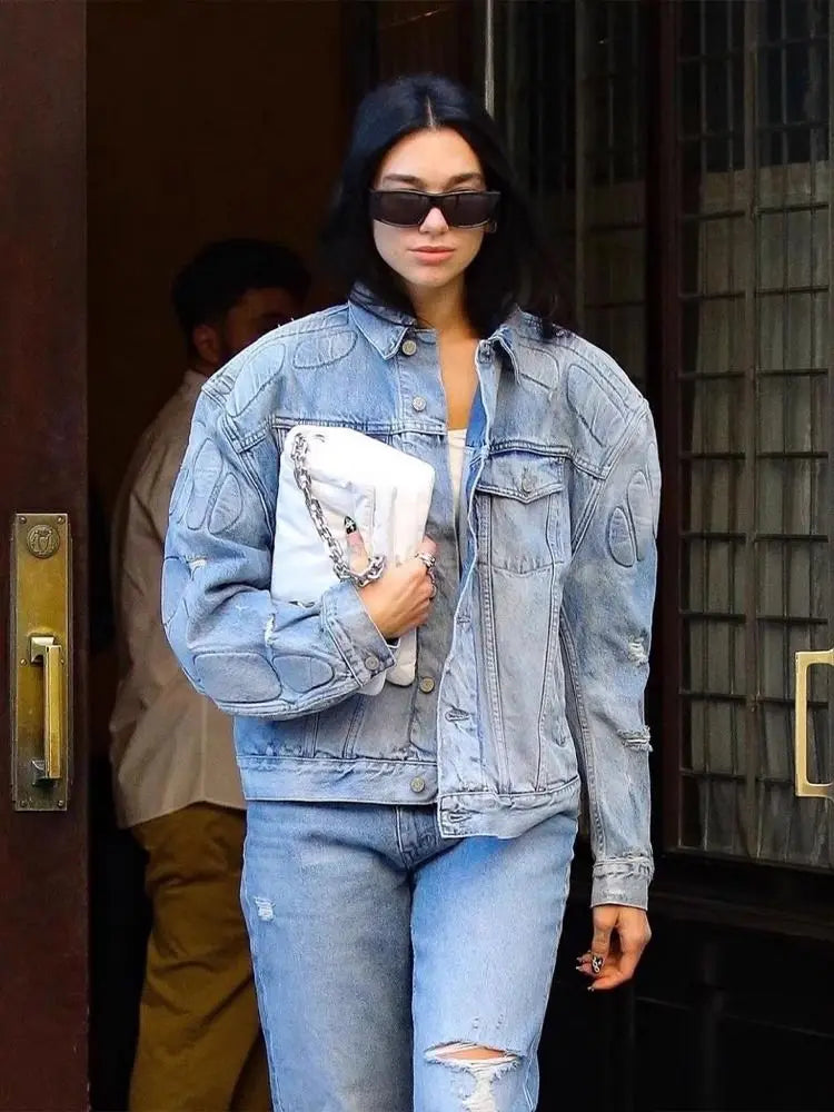 Patchwork Winter Denim Jacket