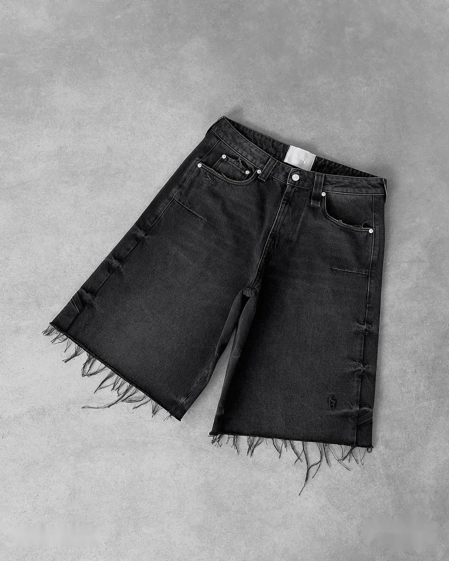 Ripped Y2K Punk Denim Jorts