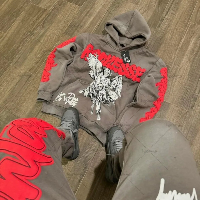 Retro Rock Punk American Hoodie