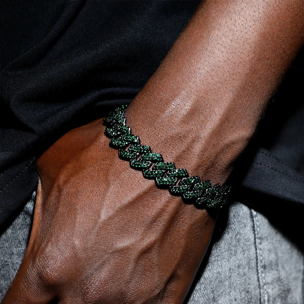 Iced Out Cuban Chain Bracelets