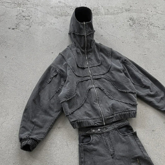 Denim American Hoodie