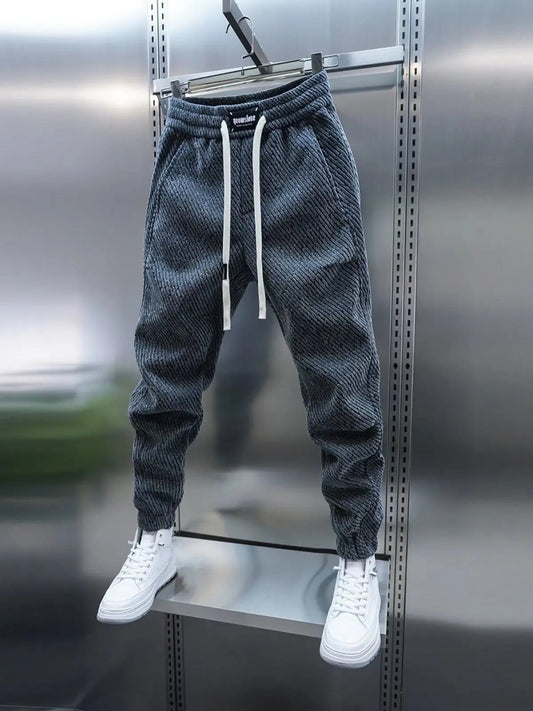 Loose Zebra Striped Sweatpants