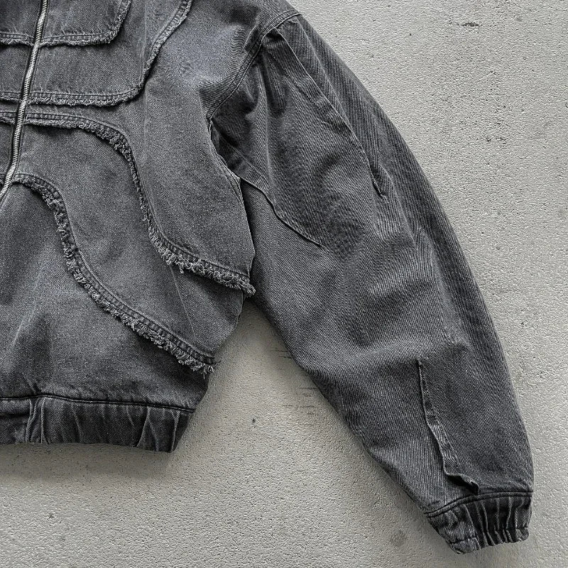 Denim American Hoodie