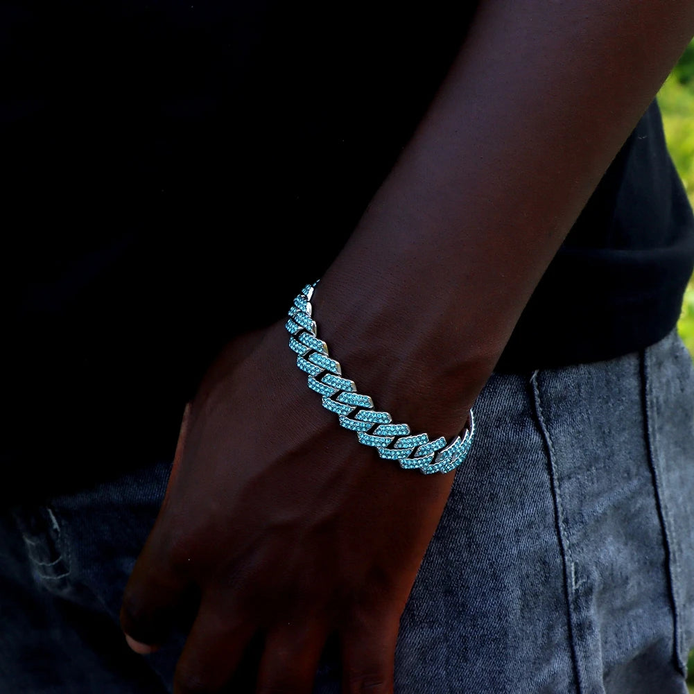 Iced Out Cuban Chain Bracelets