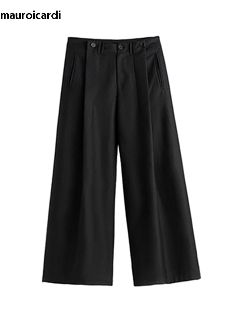 Luxury Pleated Designer Jeans
