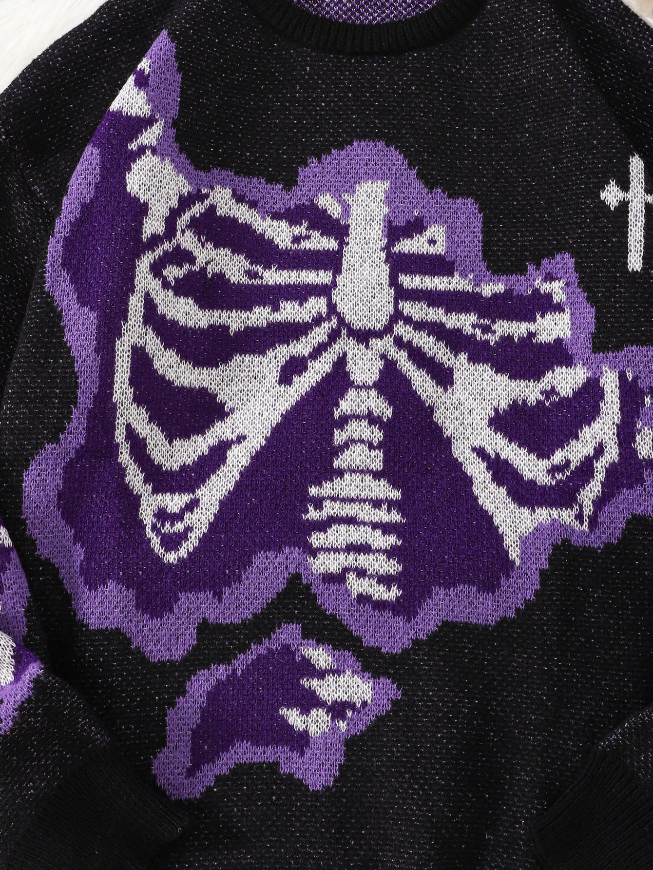 Skeleton Split Sweater